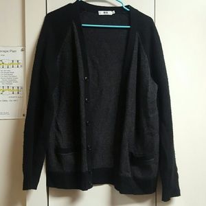 Uniqlo men's wool cardigan size L